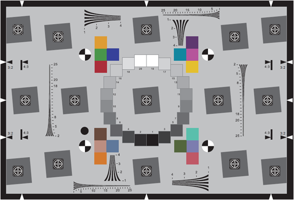 ISO12233:2014 eSFR分辨率測試卡增強型